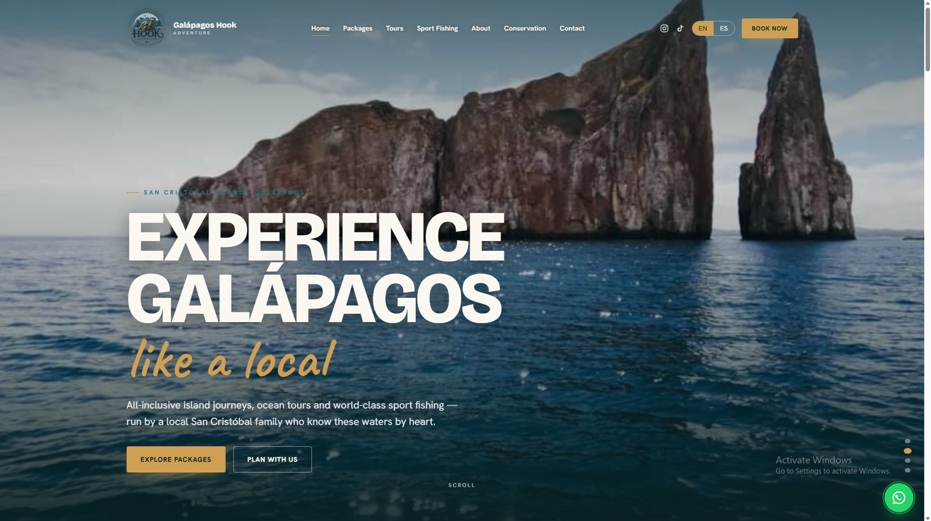 Galápagos Hook Adventure